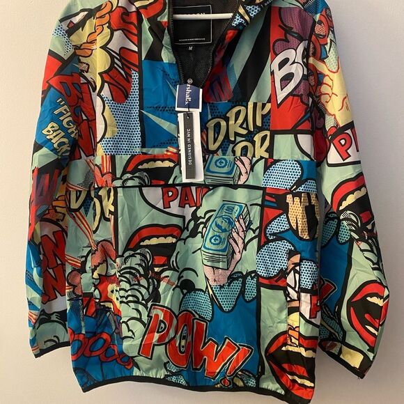 Reason Jackets & Blazers - Colorful Graphic Hoodie